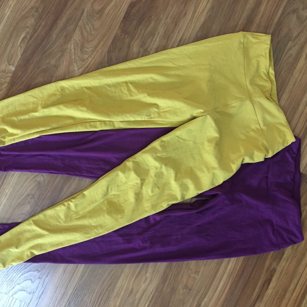 Pack of 2 Solid OS Lu La Roe Leggings